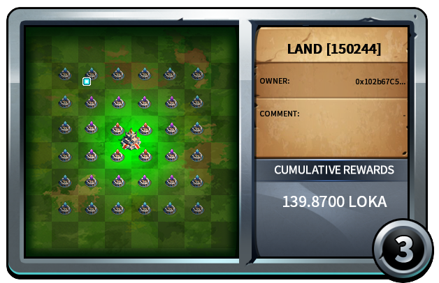 Nft LOK Land #150244 (x:544,y:1568)